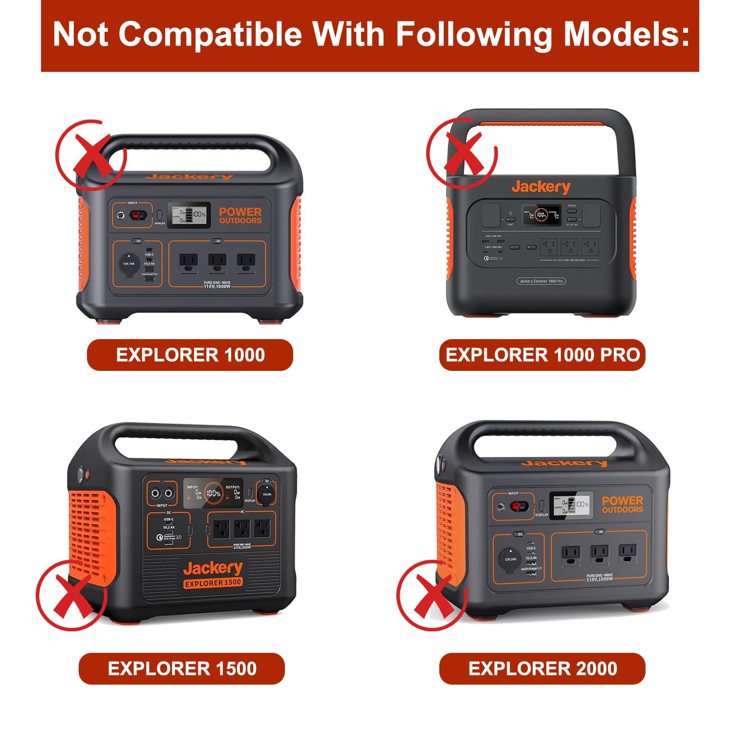 KFD Netzteil 24V 90W Ladegerät für Jackery Explorer 240 500 300 E300 E500 550 E550 Tragbare Powerstation Solargenerator