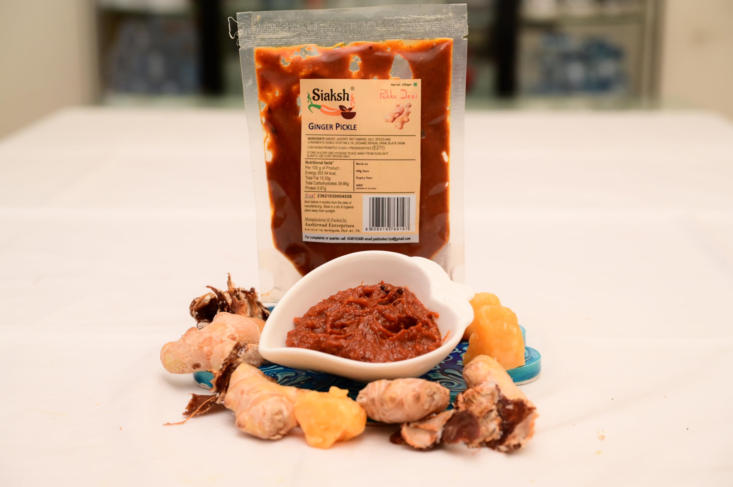 Fresh Ginger Pickle/adrak ka Achar 250gm