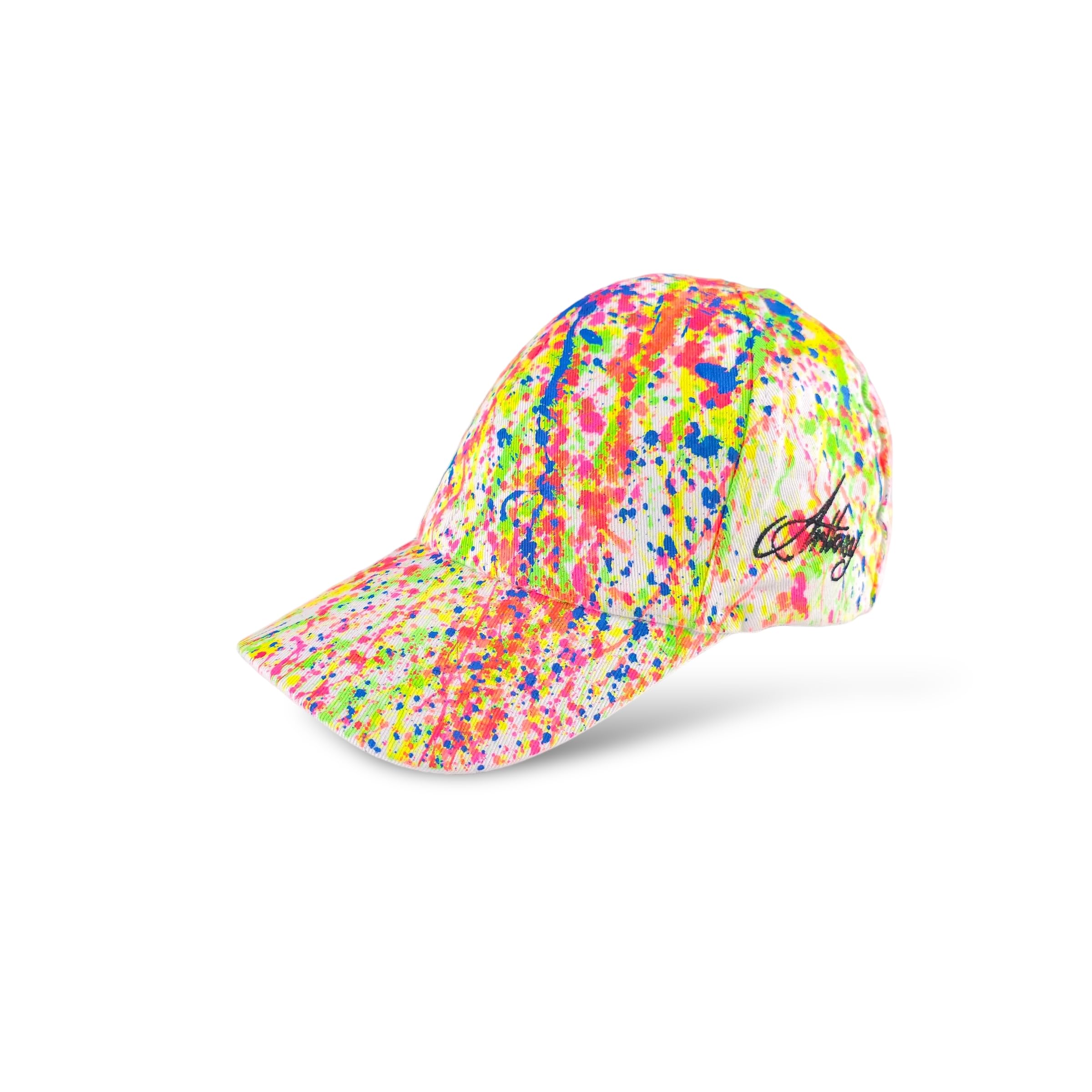 ARTLASYUnique Painted Baseball Hat for Men and Women, Cap Men and Women, Handmade, Trucker Hat, 100% Cotton, All Seasons, Unisex, Casual, Art