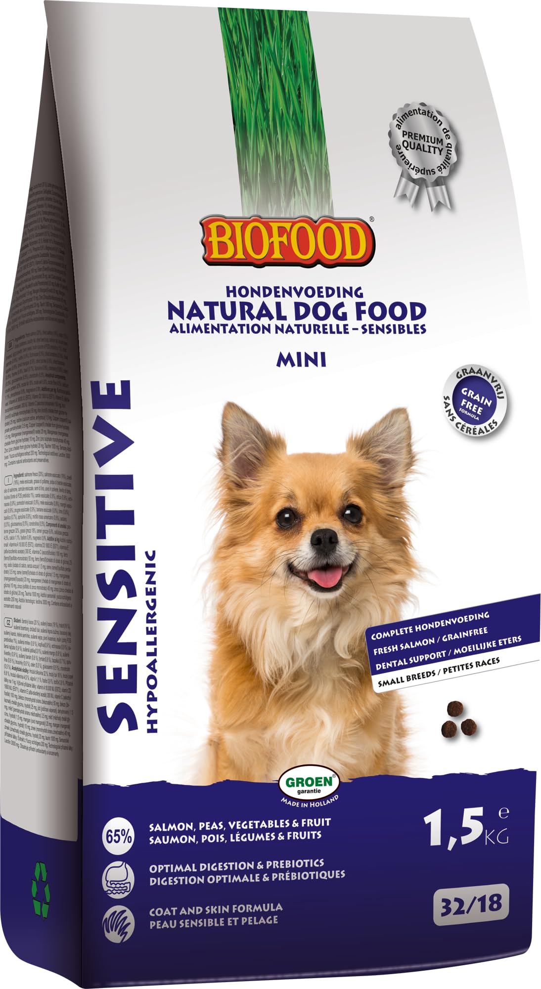 Biofood - Croqueta para Perro pequeño (1,5 kg)