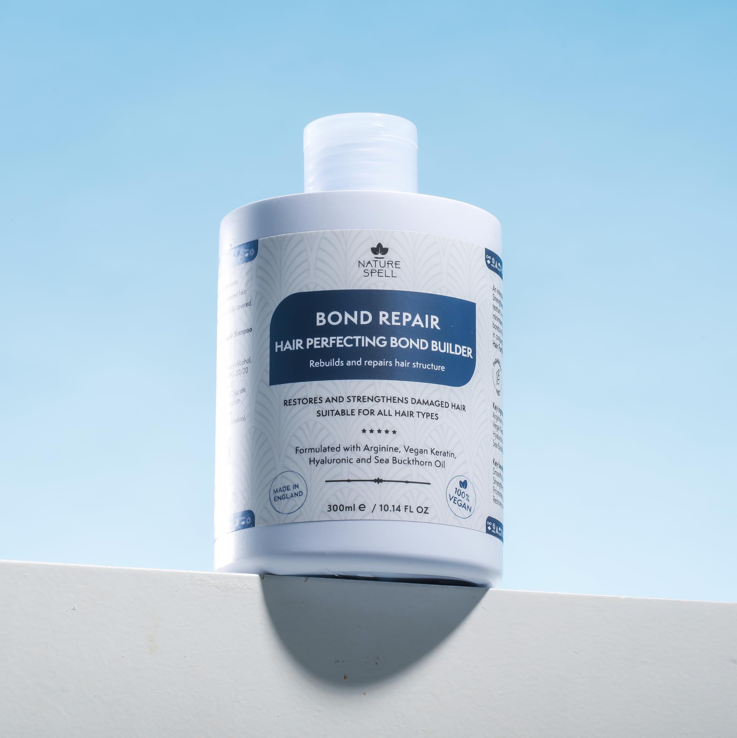Nature Spell Bond Repair Builder Pre-Shampoo Treatment, Repairs Damaged Hair, Enriched with Arginine - Image 3