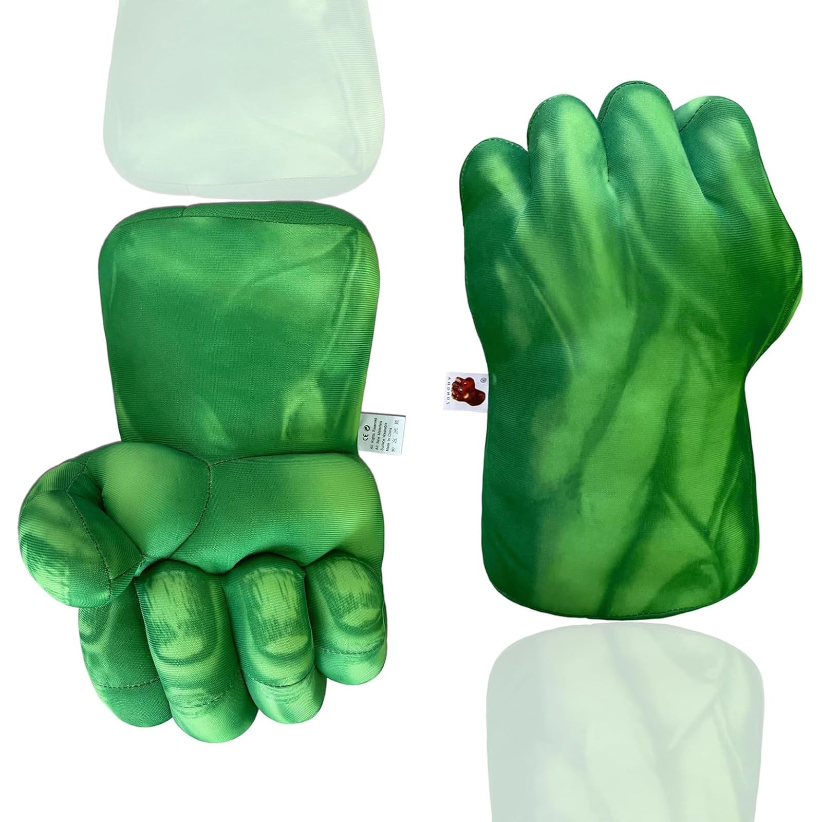 Guanti da Boxe Eroi - Guanti Morbidi in Schiuma per Cosplay, Natale, Halloween e Compleanno (1 Paio, Verde)