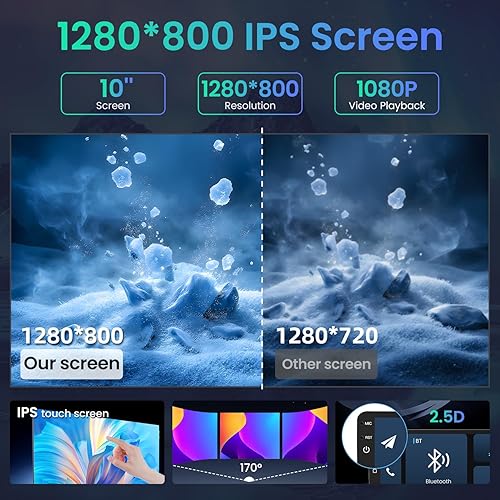 Miniatura 3 de Radio de coche 4G+64G de 10.1 pulgadas para Honda Civic 2006 2007 2008 2009 2010 2011, Carplay Android Auto estéreo de coche con cámara de respaldo,