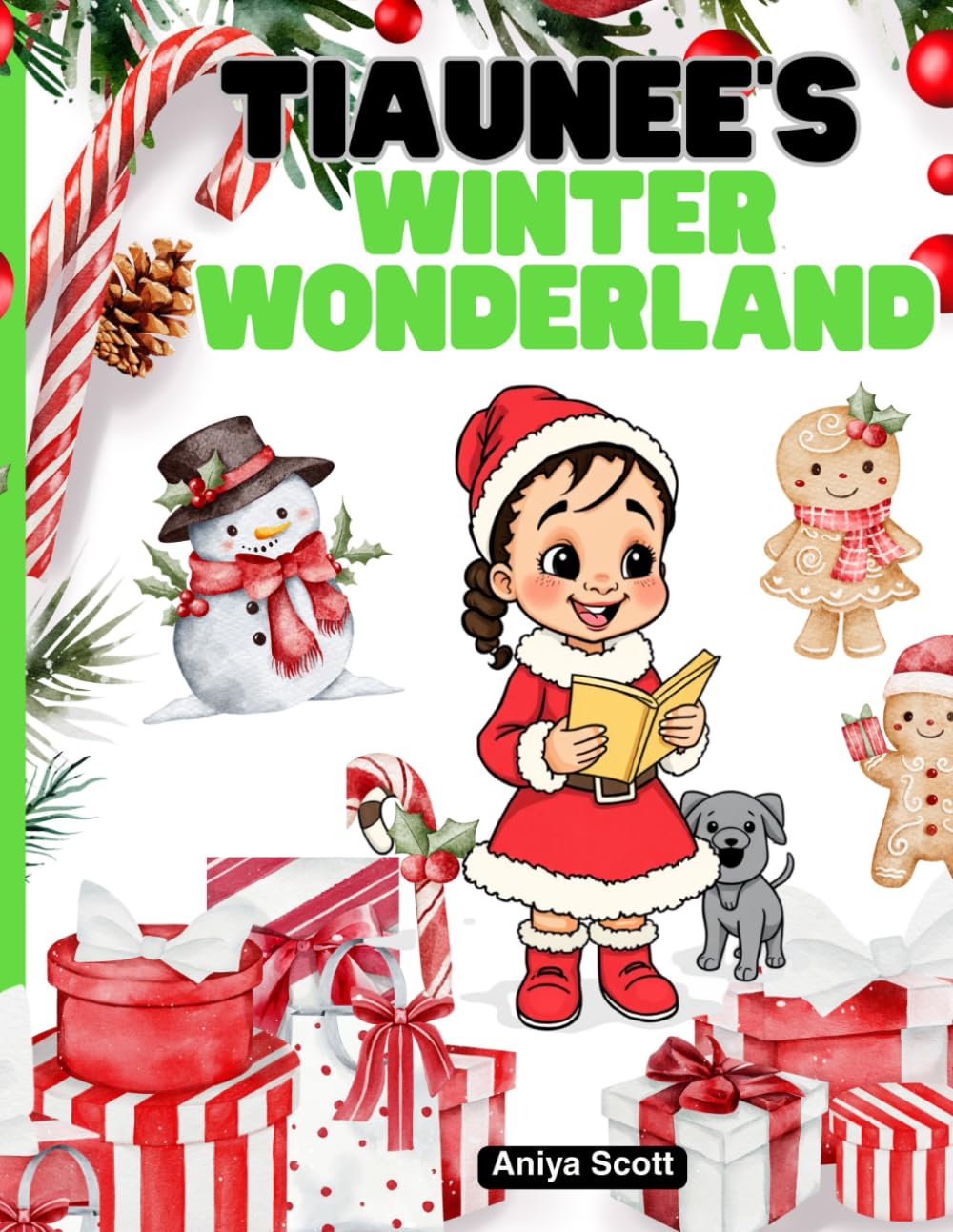 Tiaunee’s Winter Wonderland:: A Cute Christmas Coloring Book for Kids Ages 4–8