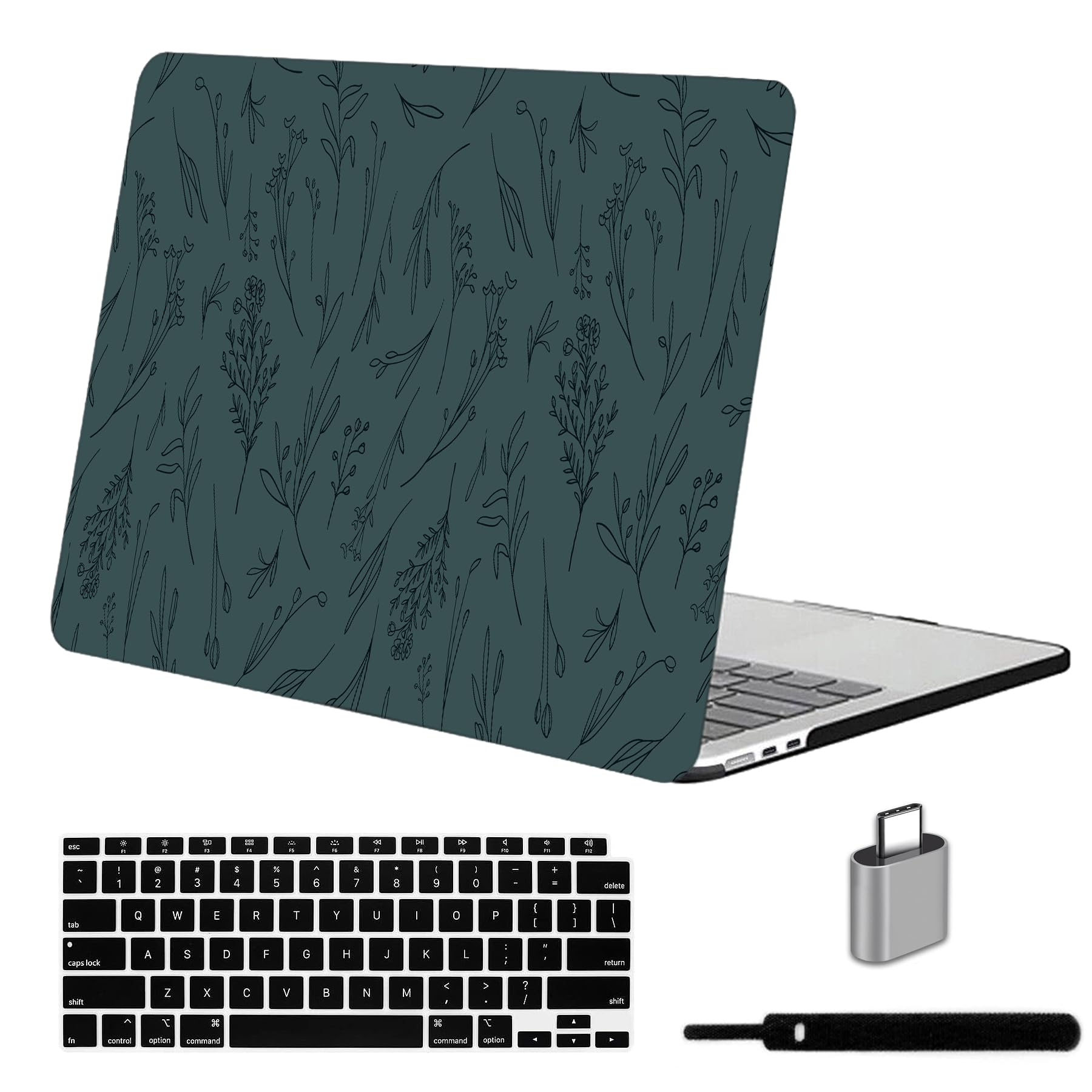 LanBaiLan Compatible with MacBook Air 13 inch Case M5 2026 M4 2025 M3 M2 2024-2022 A3449 A3240 A3113 A2681, 13.6 Plastic Hard Shell Case & Keyboard