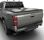 Tutel Hard Shell Folding Truck Bed Tonneau Cover|Fits 2016-2025 Toyota Tacoma w/OE Track System 5' 1