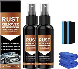 Rust Remover Spray, 2026 Upgrade Rust Remover Spray for Metal, Heavy Duty Metal Cleaner, Multipurpose Rust Stain Remover, Iron Remover Heavy Duty Rust Dissolver for Metal, Tools, Cars (2pcs)