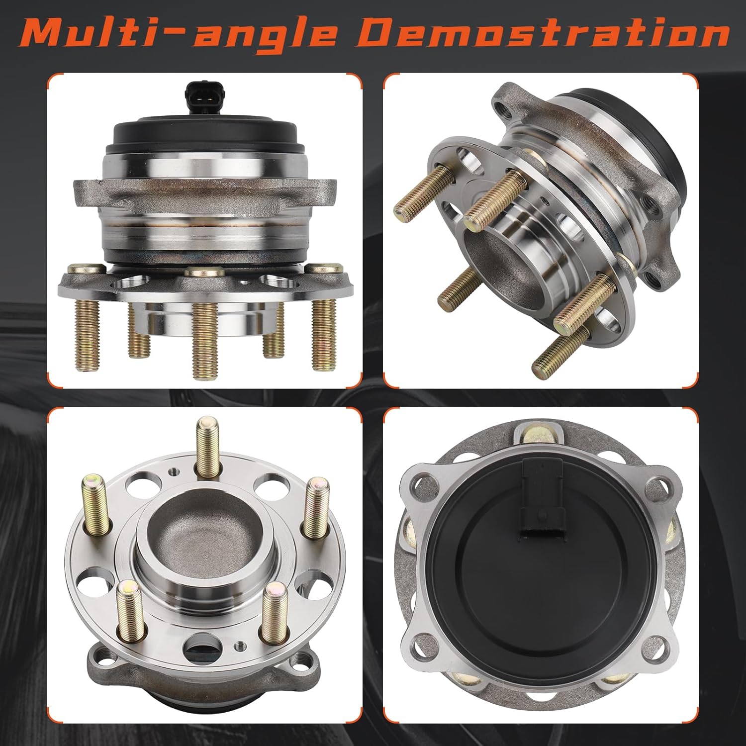 DRIVESTAR 512646 Rear Wheel Bearings and Hub Assembly Driver or Passenger Side for Kia Sorento 2016 2017 2018 2019 2020, FWD 5-Lug - Image 5