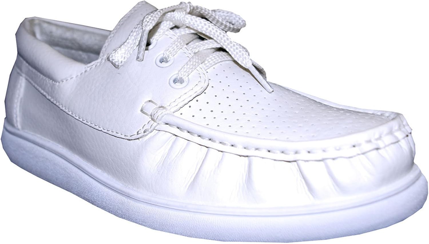 Greenz Bias Gents Lace Up White Bowling Shoes Clothing