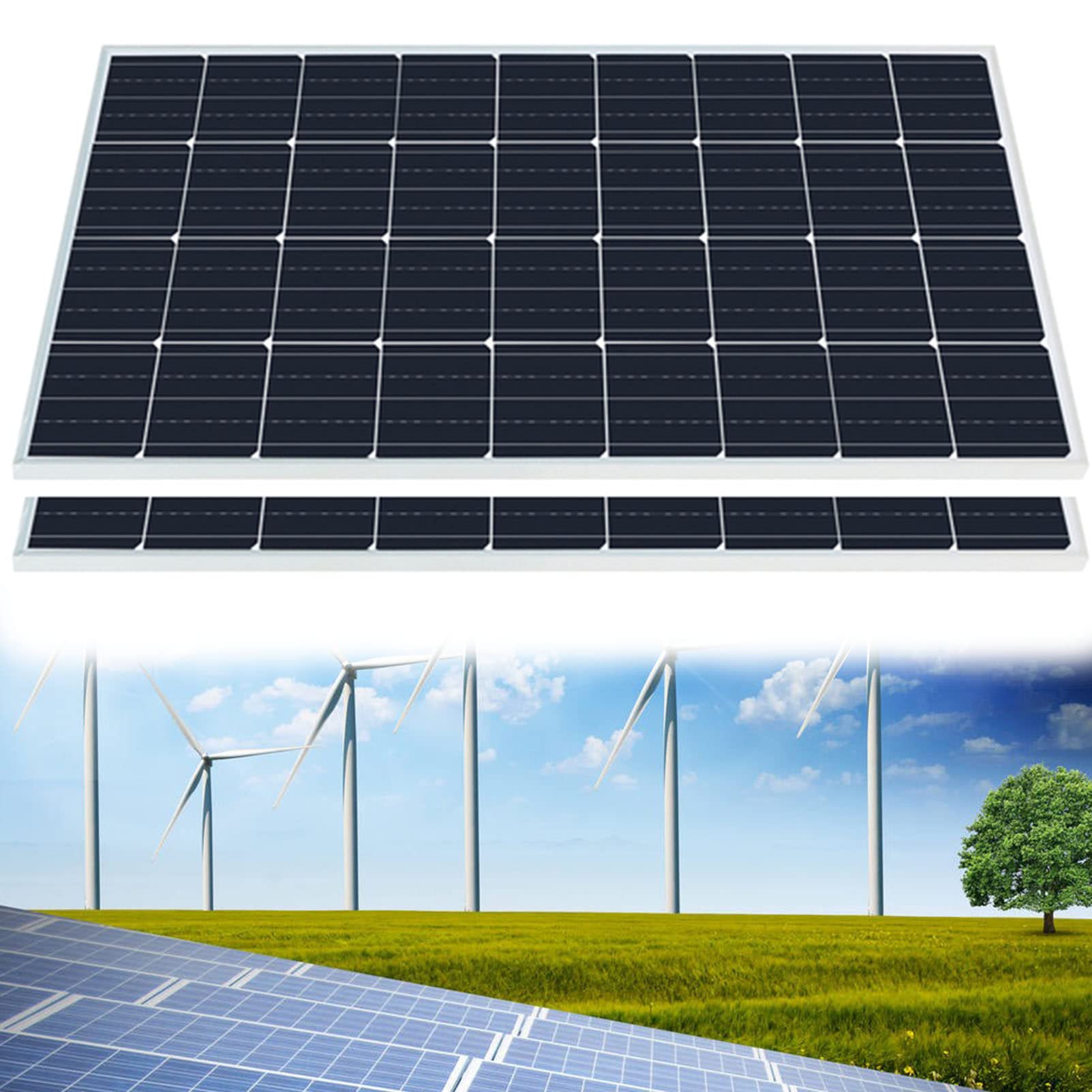 Przenośny panel słoneczny 800 W/400 W, zestaw paneli słonecznych 18 V z kontrolerem 40 A, do przyczep kempingowych, laptopów, generatorów słonecznych, wentylatorów, kempingów, dwóch osób
