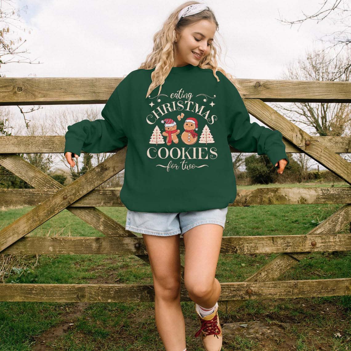 ASTANFY Damen-Pullover für Schwangerschaft, Weihnachten, langärmlig