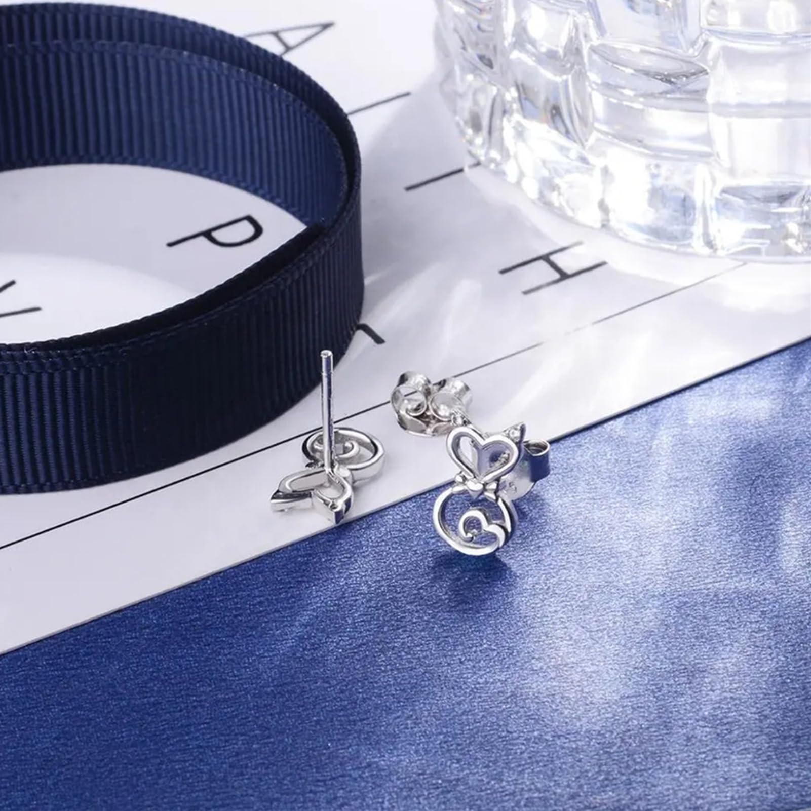 YCTTKDD Damen-Ohrstecker, Schmuck, Ohrringe, Aprikose, Blattform, S925-Silber, Ohrstecker, 925er Sterlingsilber