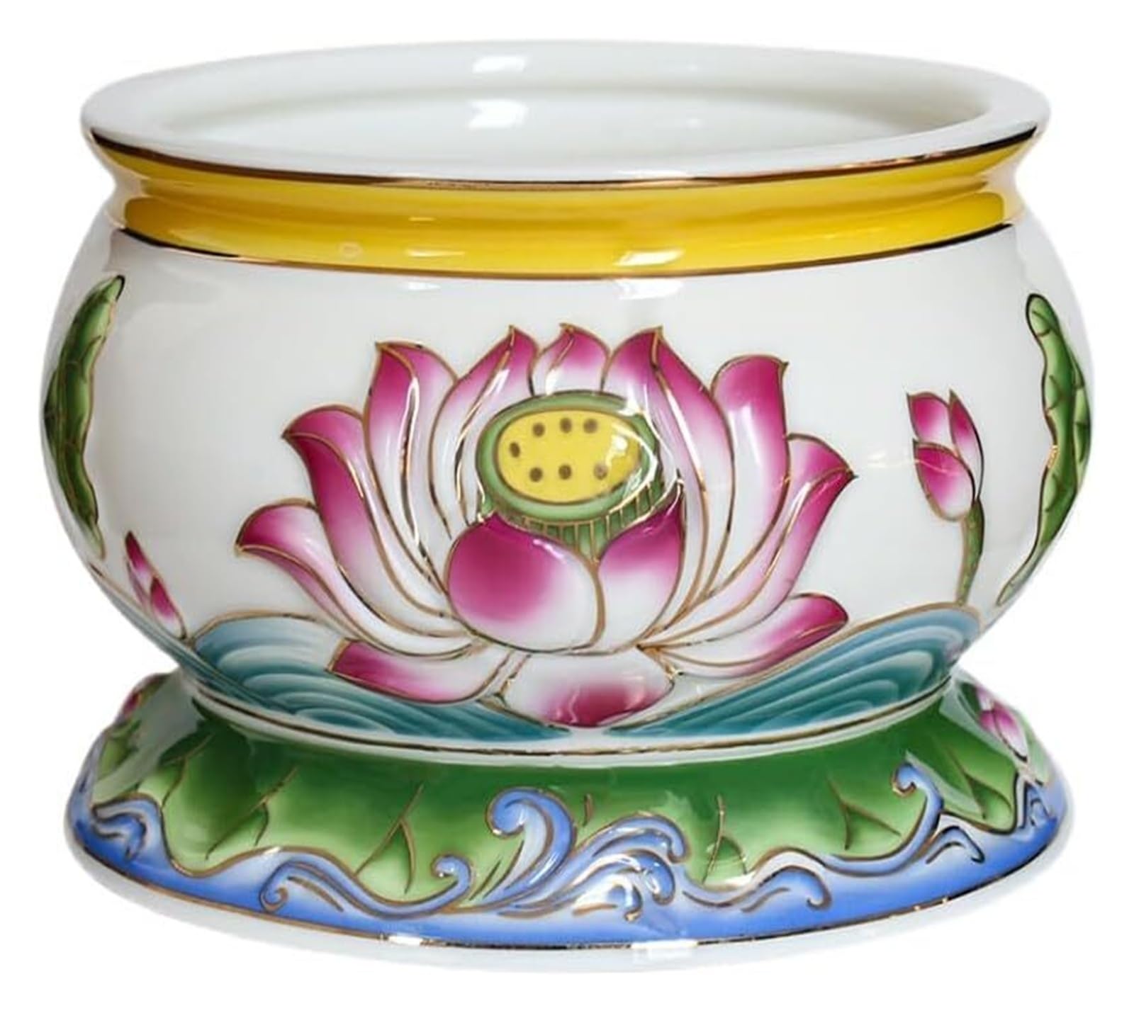 Ustensiles bouddhistes d'intérieur et brûleur d'encens pour purification de maison