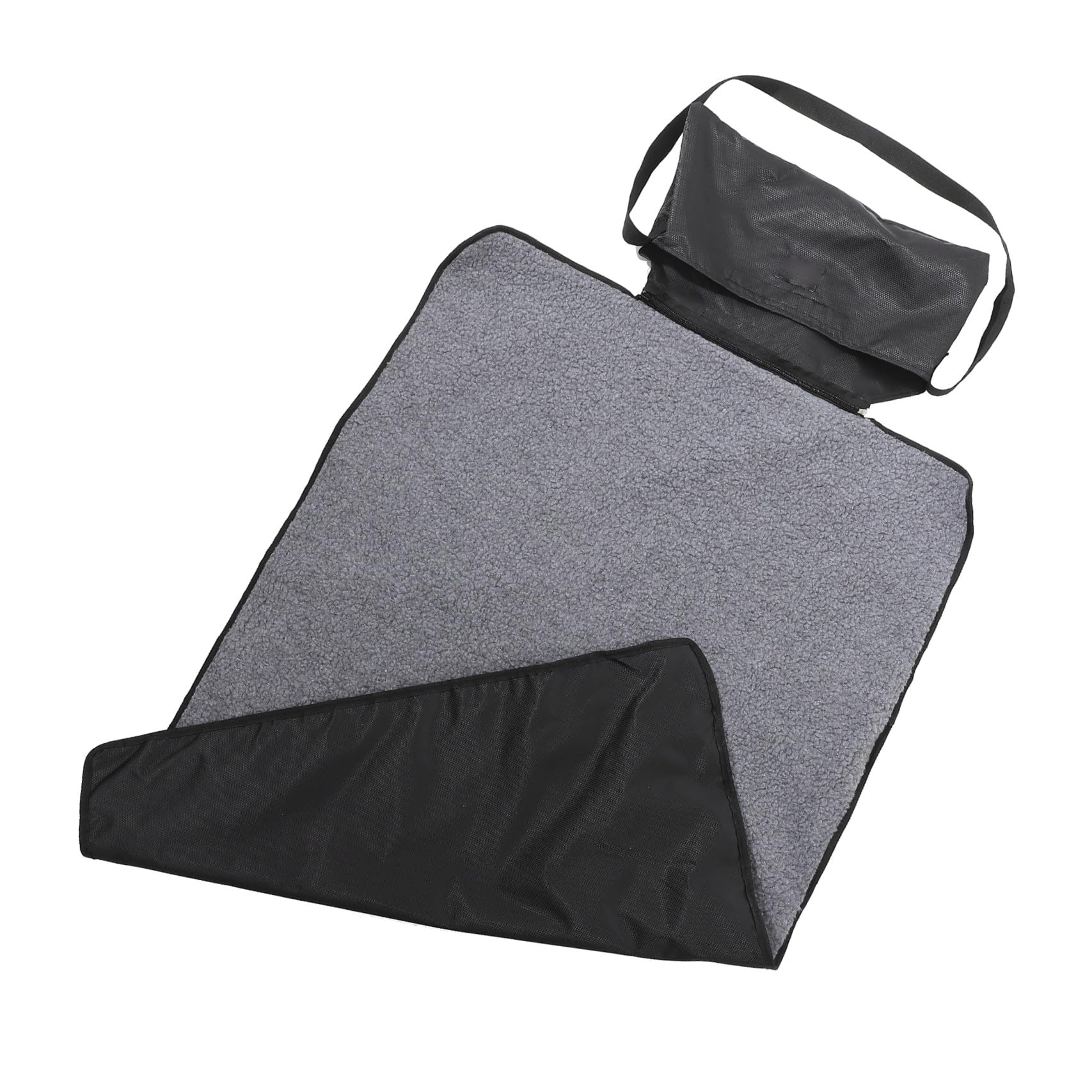 Manta De Viaje para Mascotas Plegable Exteriores Manta para Perros y Gatos para Picnic y Camping Negra