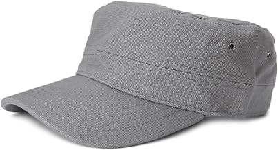 styleBREAKER 04023020 Unisex Military Style Hat Made of Strong Cotton Canvas, Adjustable Velcro Closure