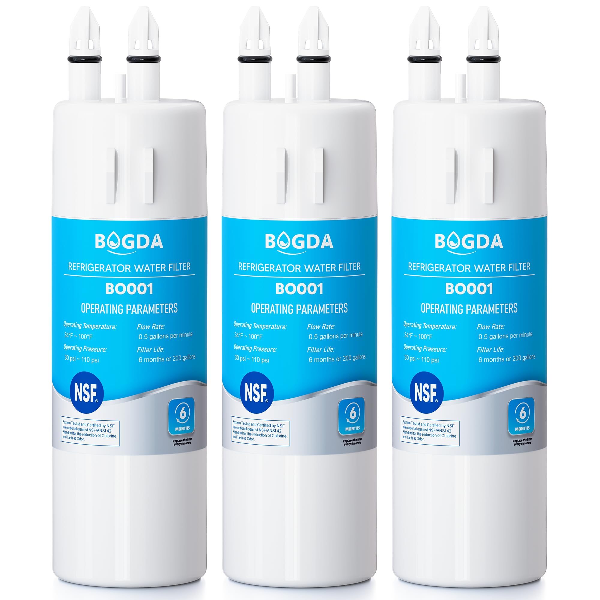 BOGDA W10295370A Water Filter Replacement Fit for EDR1RXD1