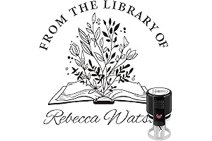Personalized Library Stamp Custom Letterpress Stamp