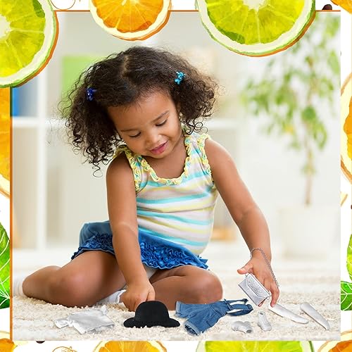 Miniatura 9 de Geyoga Ropa para muñecas Accesorios para muñecas de 12 pulgadas, ropa casual con zapatos, calcetines, sombrero, bolsa, top conjunto de mono de