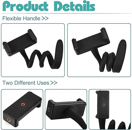 Miniatura 10 de 2 soportes para teléfono para cochecito portátil, soporte universal para teléfono celular, accesorios universales para padres, bebés y niños