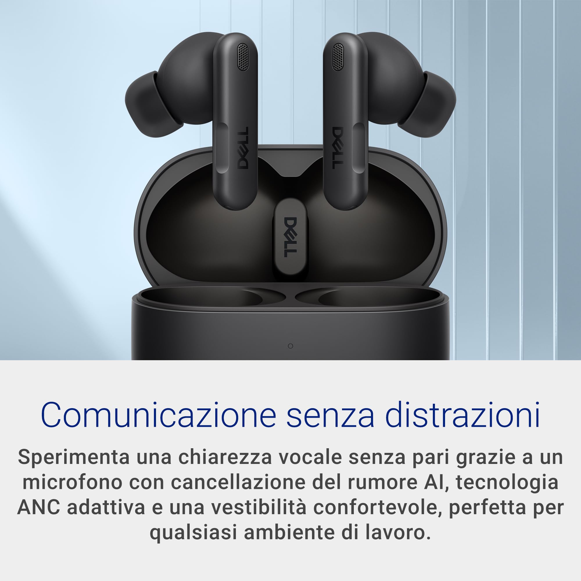 Dell Pro Plus EB525 Auricolari True Wireless Bluetooth 5.3 con Microfono IA — immagine 9 di 16