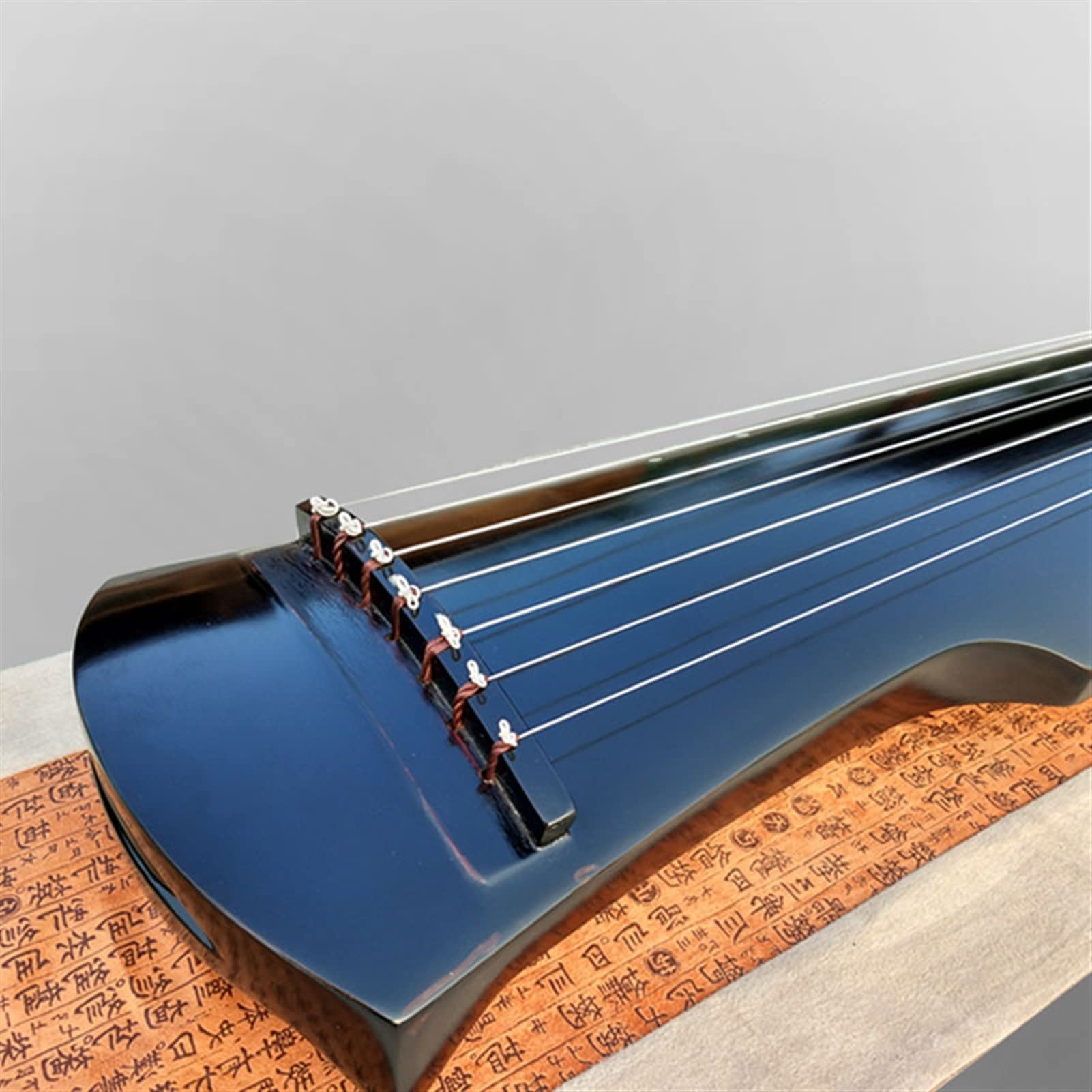 TSTS Chinesische Zither Handgemachte Fuxi Guqin Erwachsene Anfänger Praxis Lyre Instrument 7 Saiten Alte Zither