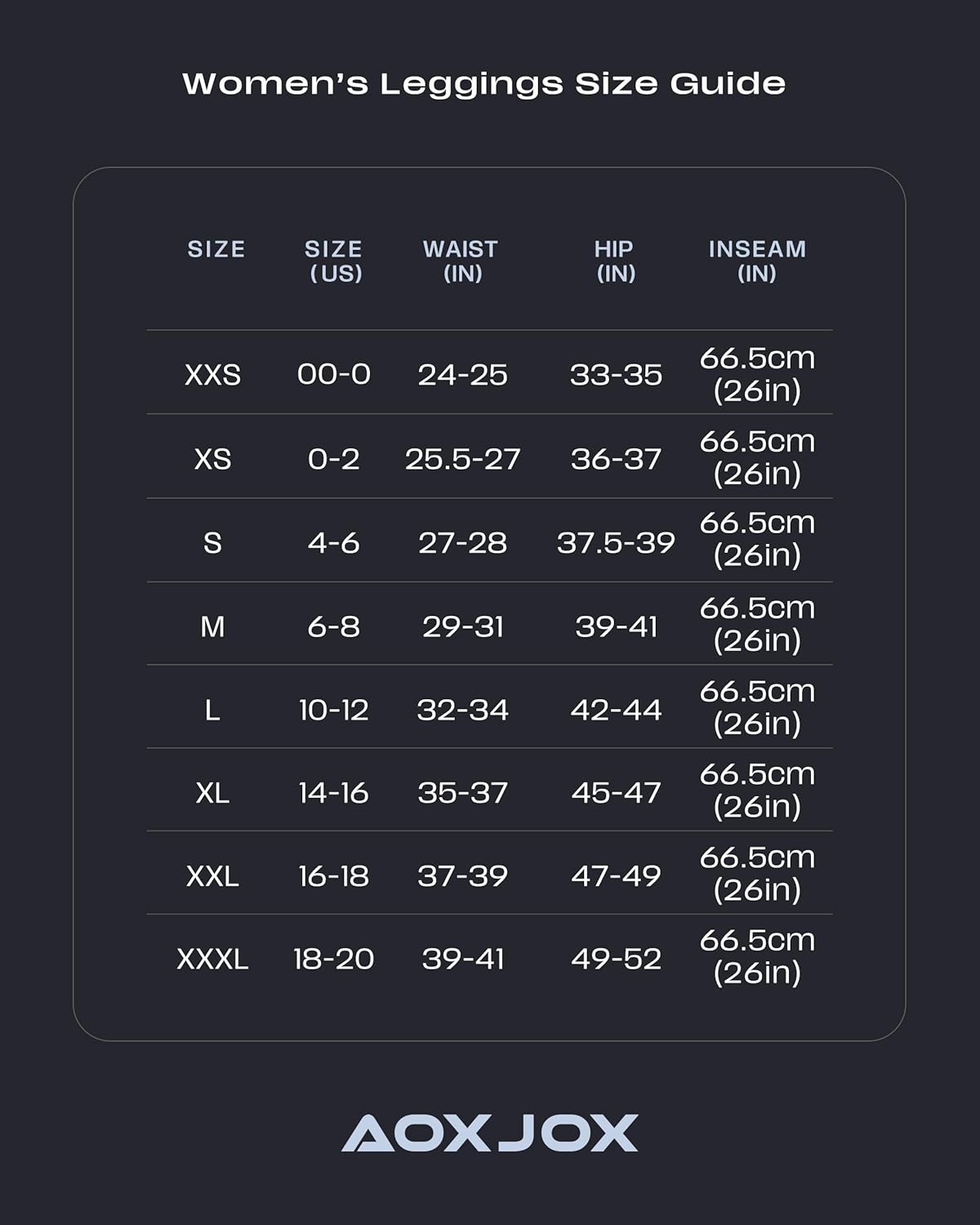 Aoxjox Women's Trinity High Waisted Yoga Pants with Pockets Cross-waist Tummy Control Buttery Soft Workout Leggings 26" - Image 5