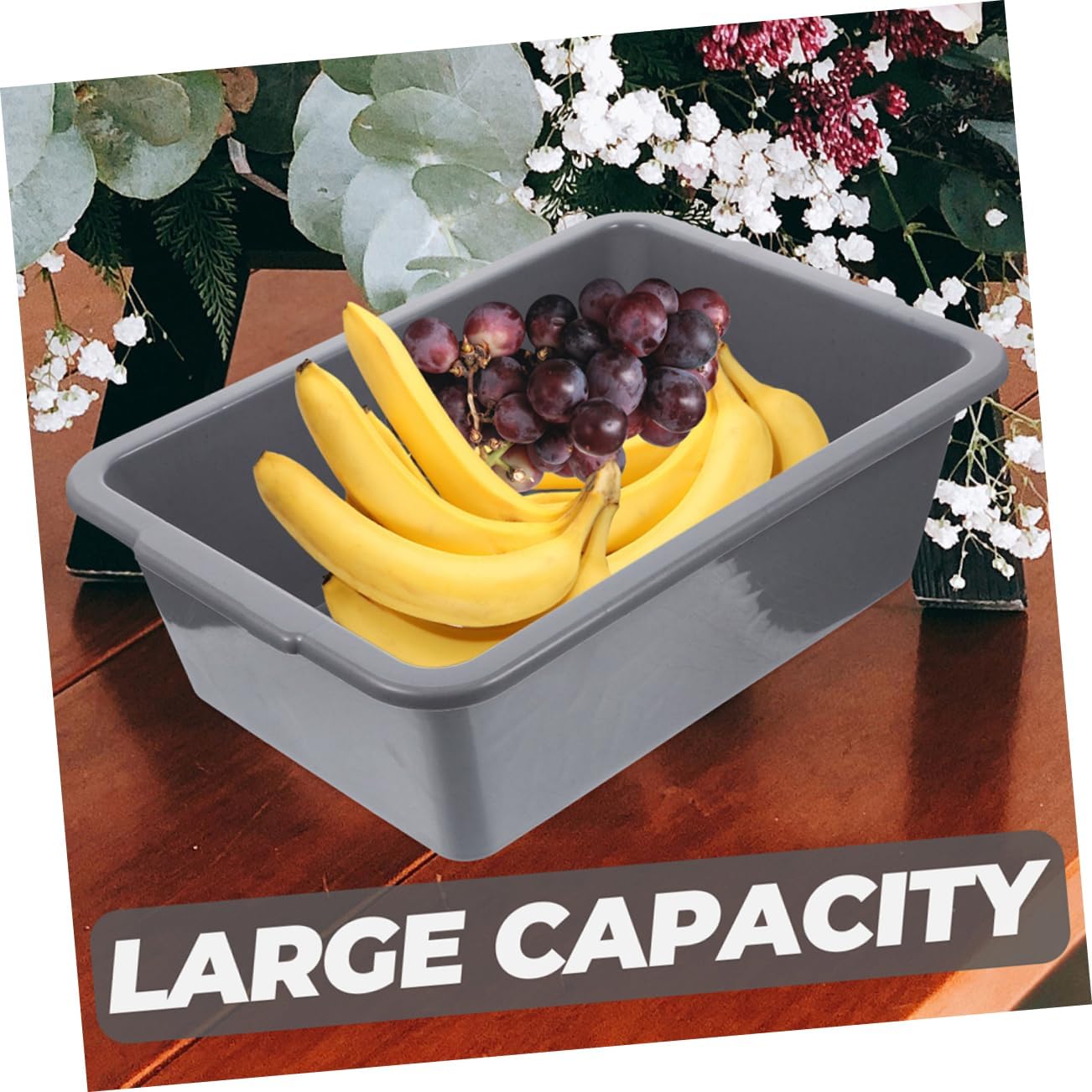 Thickened Basin for Fruit Washing Kitchen Utility Storage Box and Lightweight Kitchen Washing Basket for Restaurants and Home Use