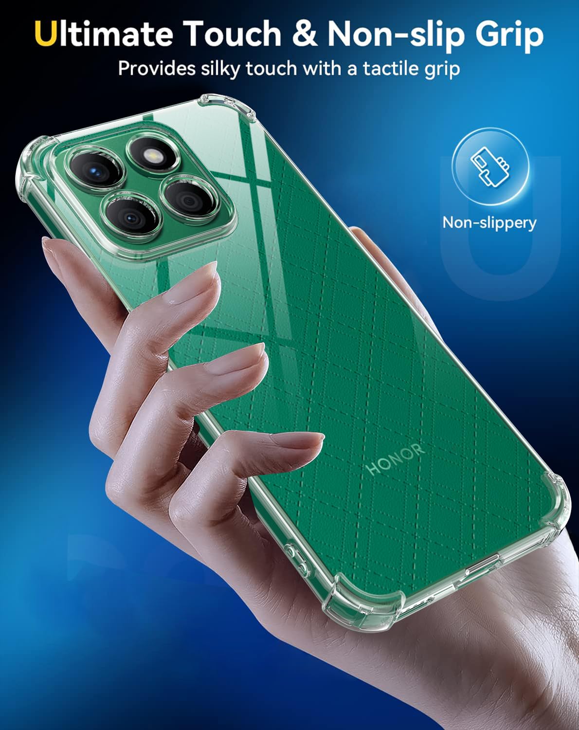 Coque Pour Honor X8b Avec 2 Pièces Verre Trempé Protection