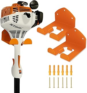 FLEXI RODS Garage Storage Garage Organizer Trimmer Rack Garden Power Tool Hanger for Grass Trimmer, Hedge Trimmer, Garage Wall, Garage Trimmer, Garden Tools, 2 Pack