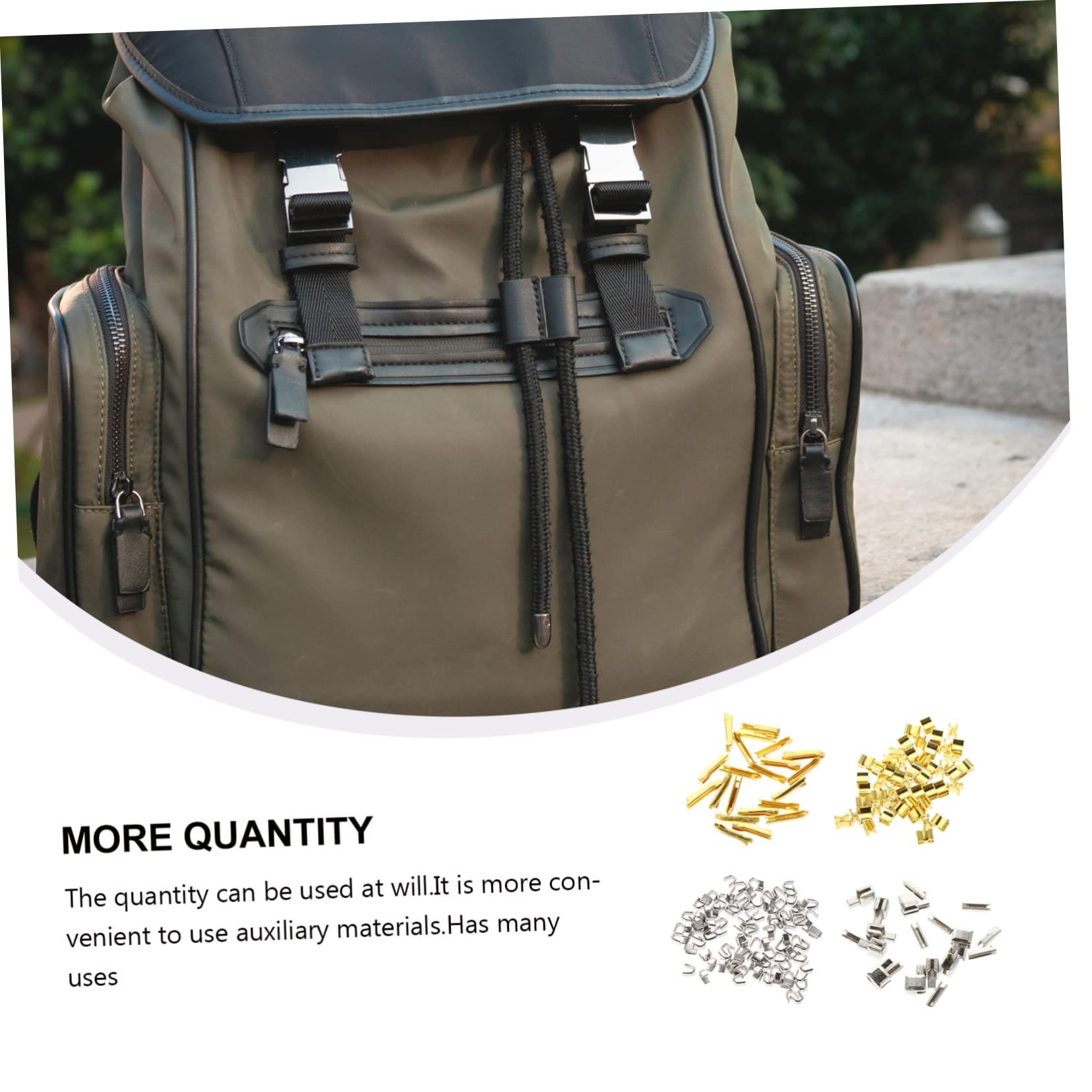NUOBESTY 3juegos Kit De Reemplazo De Cremalleras Accesorios Para Reparación De Ropa y Bolsas Incluye Paradas De Cremallera y Pinas De Inserción Para Mochilas Abrigos y Equipaje