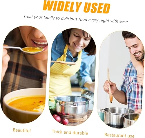 Miniatura 4 de Angoily Cuchara ranurada Cuchara de cocina Recubrimiento antiadherente Cómodo mango largo para cocinar fácilmente