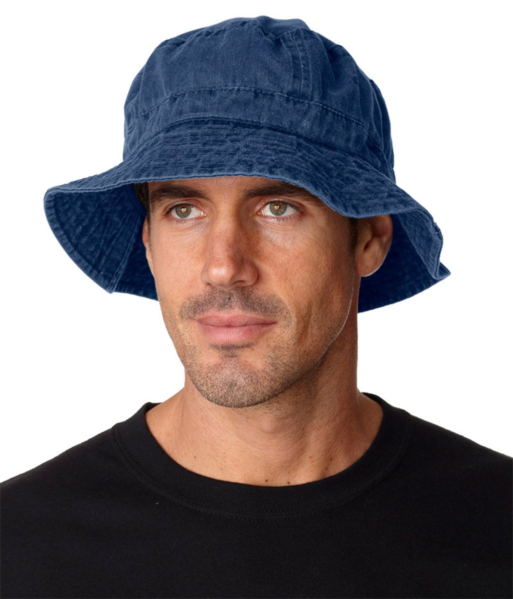 Adams Vacationer Pigment Dyed Bucket Hat L NAVY