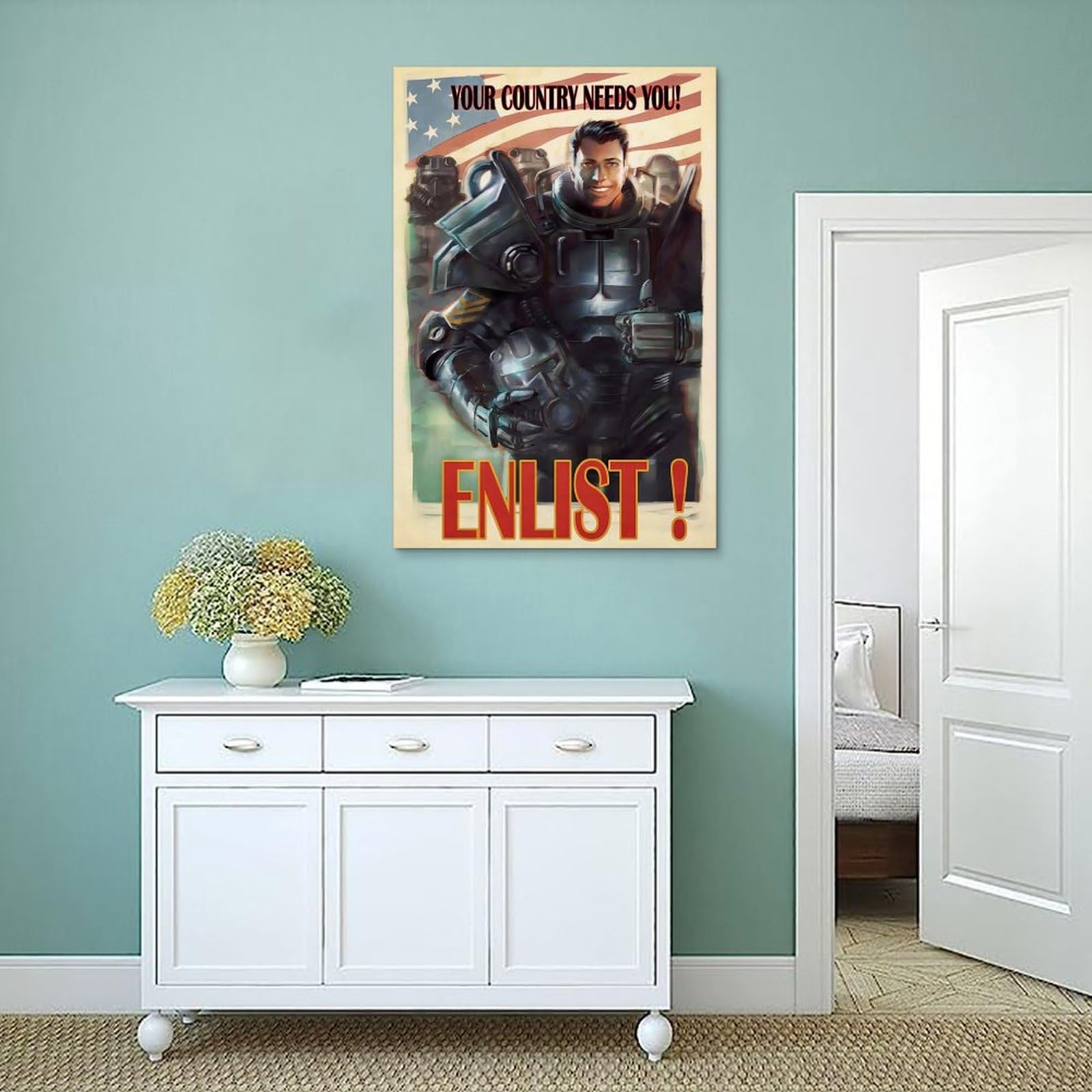 Amazon.co.jp: PSJDBS Fallout-4 ゲームポスター Your Country