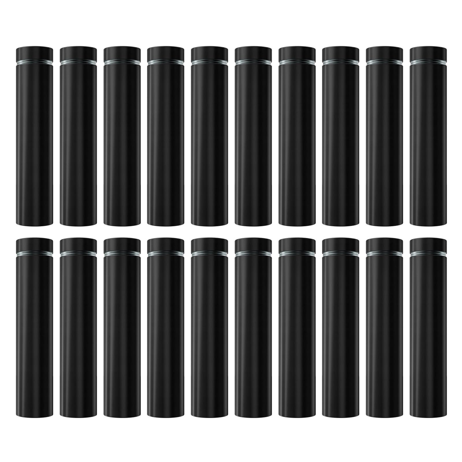 20 Stainless Steel Advertising Nails Glass Fasteners Mounting Standoffs Rustproof Signboard Fixing Screw Tacks Rustproof Decorative Nails