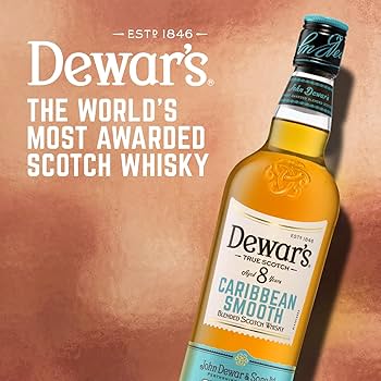 Dewar's Caribbean Smooth 8 Year Old Blended Scotch Whisky