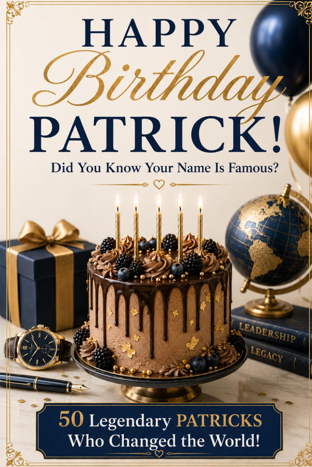 Happy Birthday, PATRICK! Did You Know Your Name Is Famous?: 50 Legendary Patricks Who Changed the World