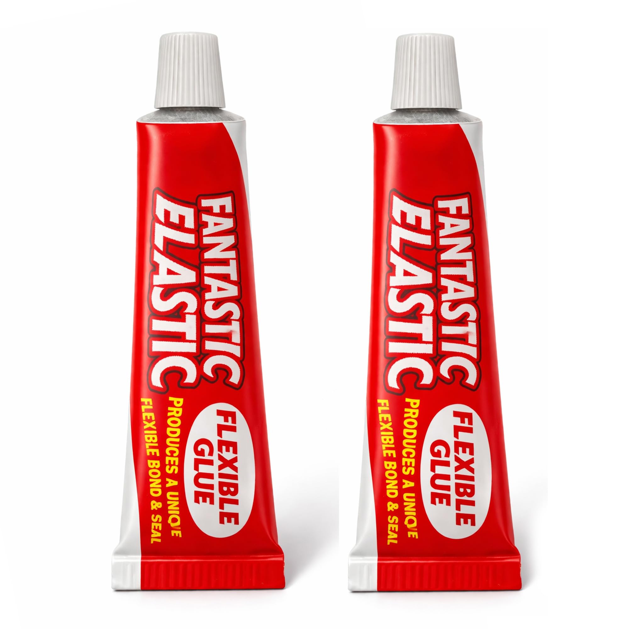 VR ANGLE 2 Pack Elastic Flexible Glue 20g Each Strong Waterproof Adhesive Bond for Metal Glass Ceramic Leather Plastic Wood Fabric Durable Repair Glue for Shoes DIY