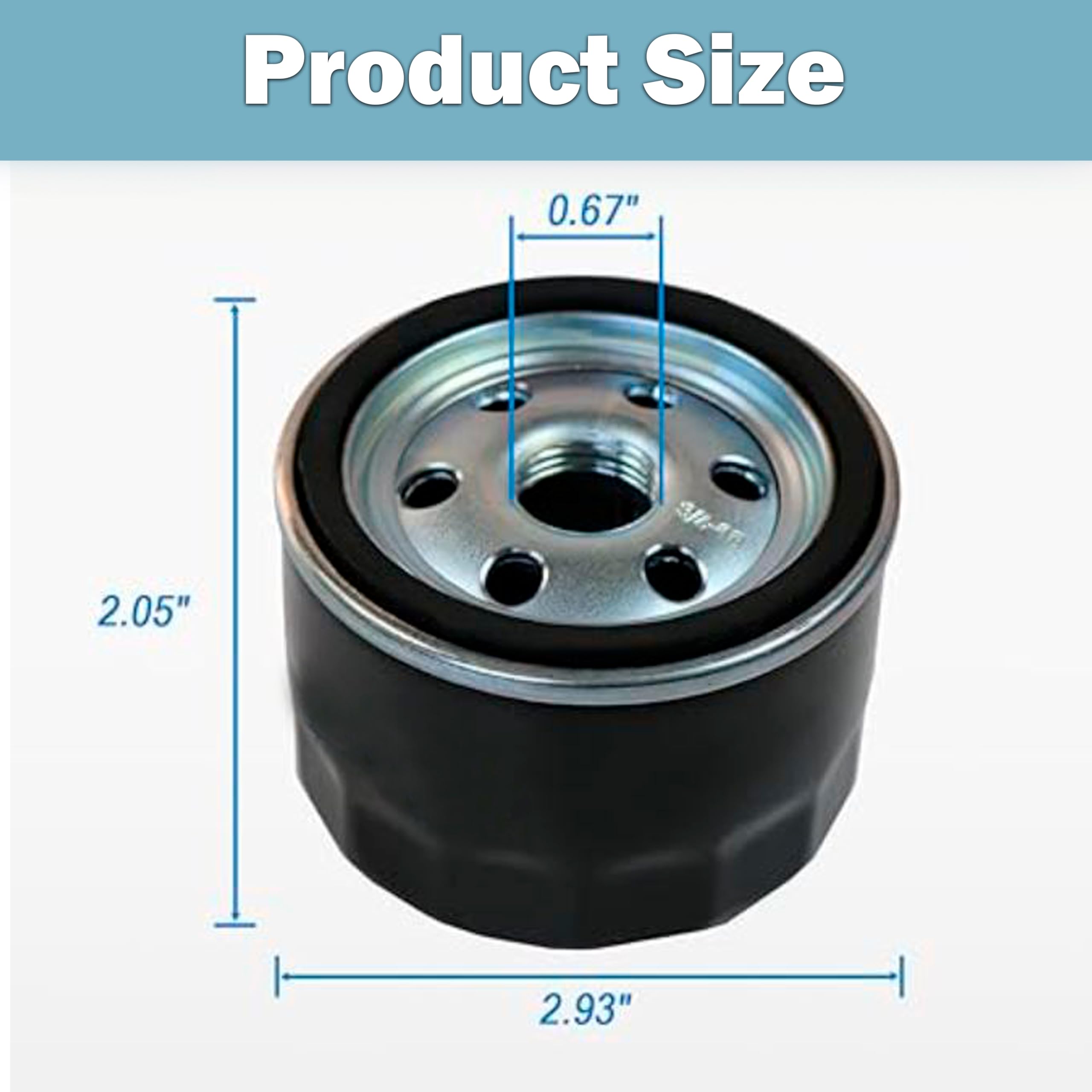 Amazon.com : HQRP Oil Filter Replacement for Kawasaki 49065-7007