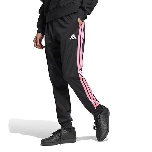 adidas Men's 3-Stripes Tricot Tapered Track Pants