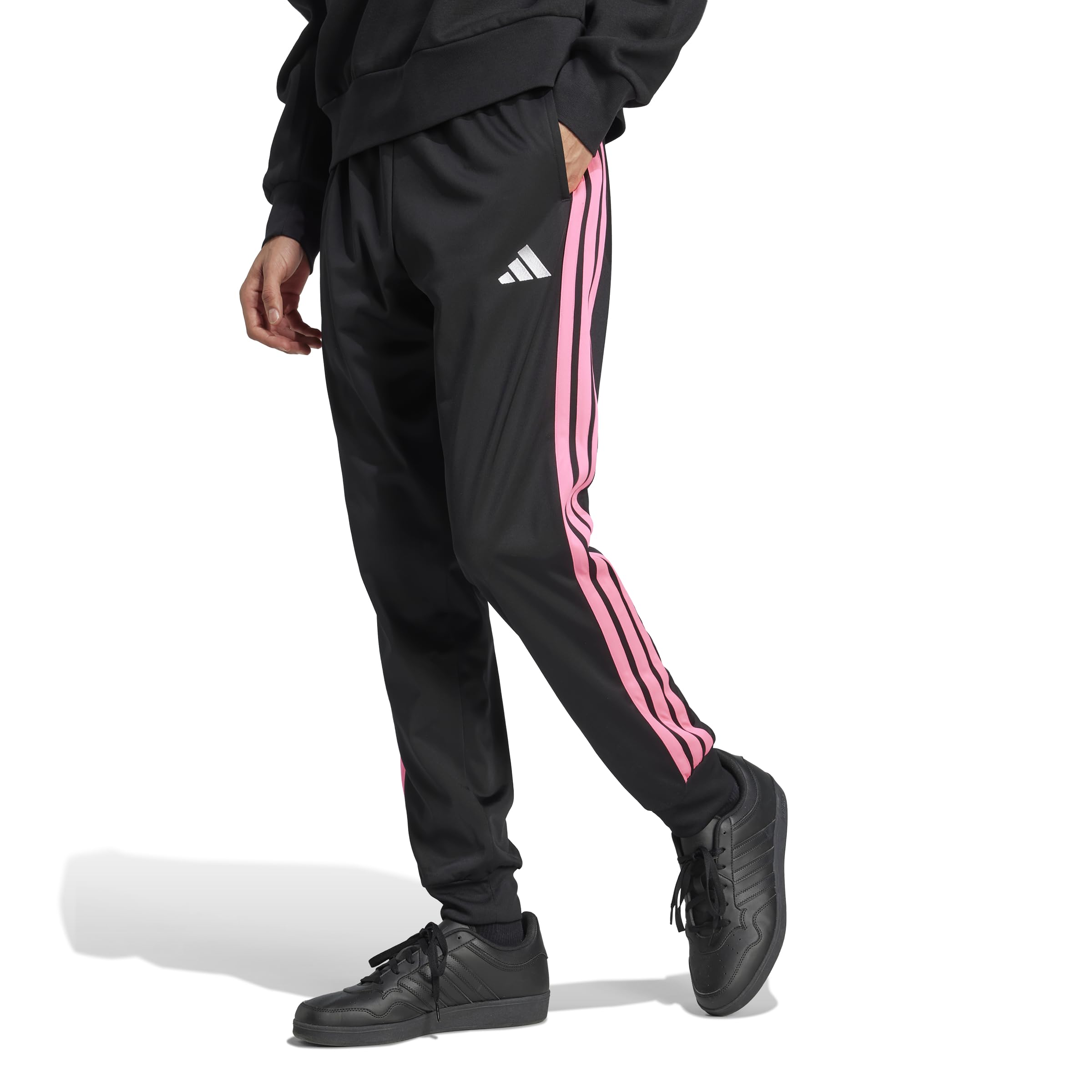 adidas Men's 3-Stripes Tricot Tapered Track Pants