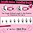 Lash Clusters Kit 280pcs Lash Clusters D Curl Eyelash Extension Kit Individual Lashes with Lash Bond and Seal Lash Remover Lash Applicator Easy to Apply at Home(40D+50D-9-16mix Kit)