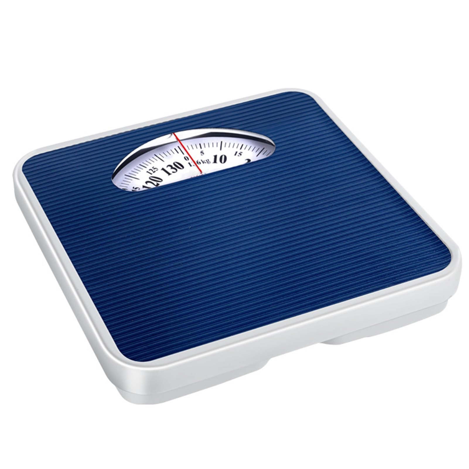 Balance mécanique, pèse-Personne, sans Piles, pour la Maison, l'école, l'hôpital, la Salle de Sport, l'institut de beauté, jusqu'à 136 kg (Noir) (Bleu)