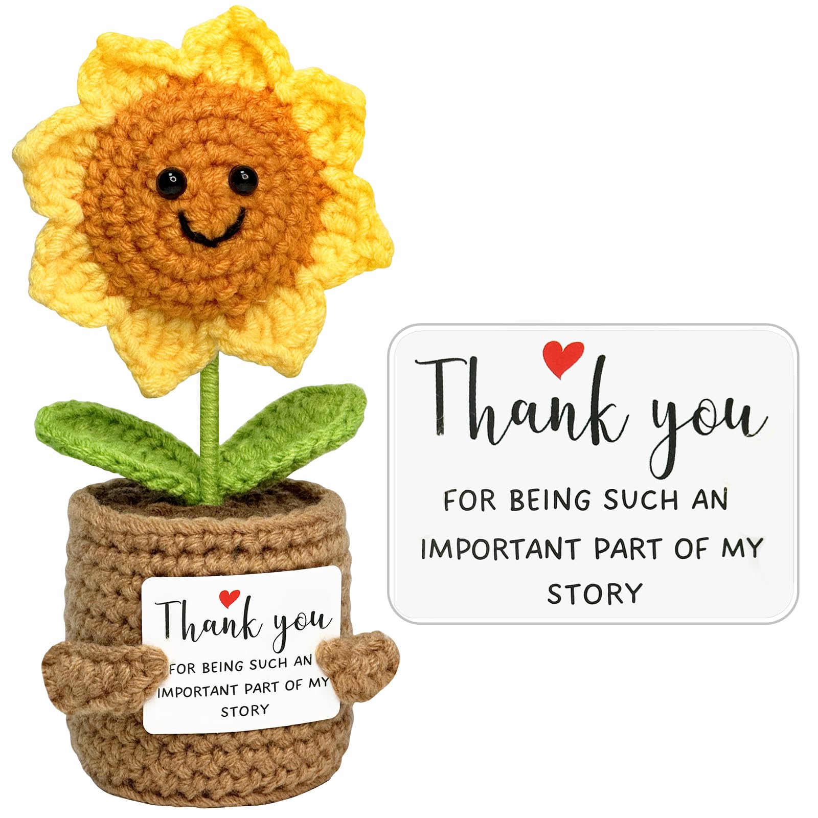Funny Thank You Gifts for Women Men - Teacher Appreciation Gifts for Mom, Mini Gift for Mom, Friend, Teacher, Sister, Emotional Support Small Cute Stuff Things, Collectible Dolls
