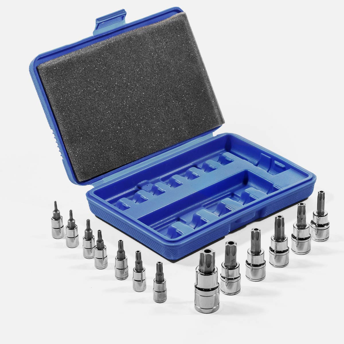 Stark USA 13pcs Security Torx Bit Socket Set - 1/4