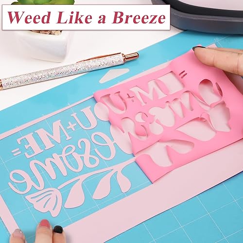 Miniatura 6 de WRAPXPERT Rollos de vinilo de transferencia de calor 3D de 10 x 5 pies, vinilo de transferencia de calor para camisetas, fácil de cortar y