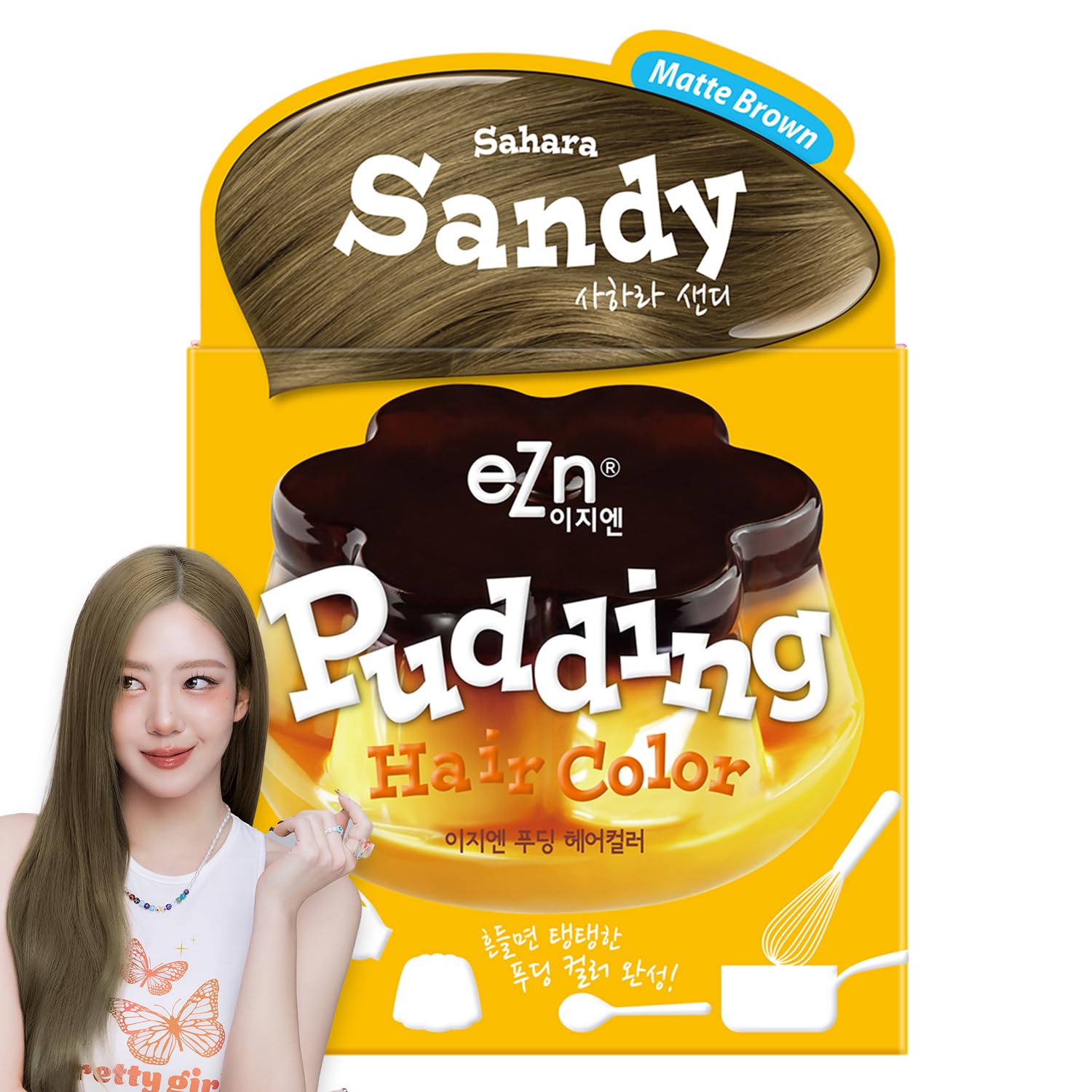 Amazon.com : eZn Pudding Hair Dye, Ammonia-Free, Semi-Permanent