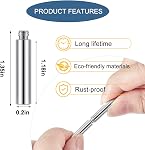 20 Pieces Album-scrapbook Extension Posts Screws Album Extension Replacements for Post-bound Refillable Photo Album Compatible with Photo Albums(34 mm/ 1.33 Inch)