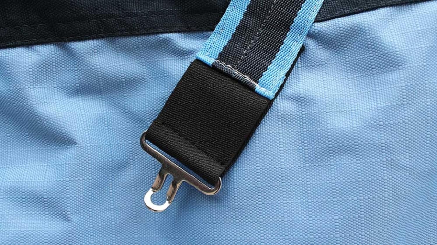 Brama-West Blizzard - Manta para caballo (1200 D/200 g, cuello alto, talla 155), color azul