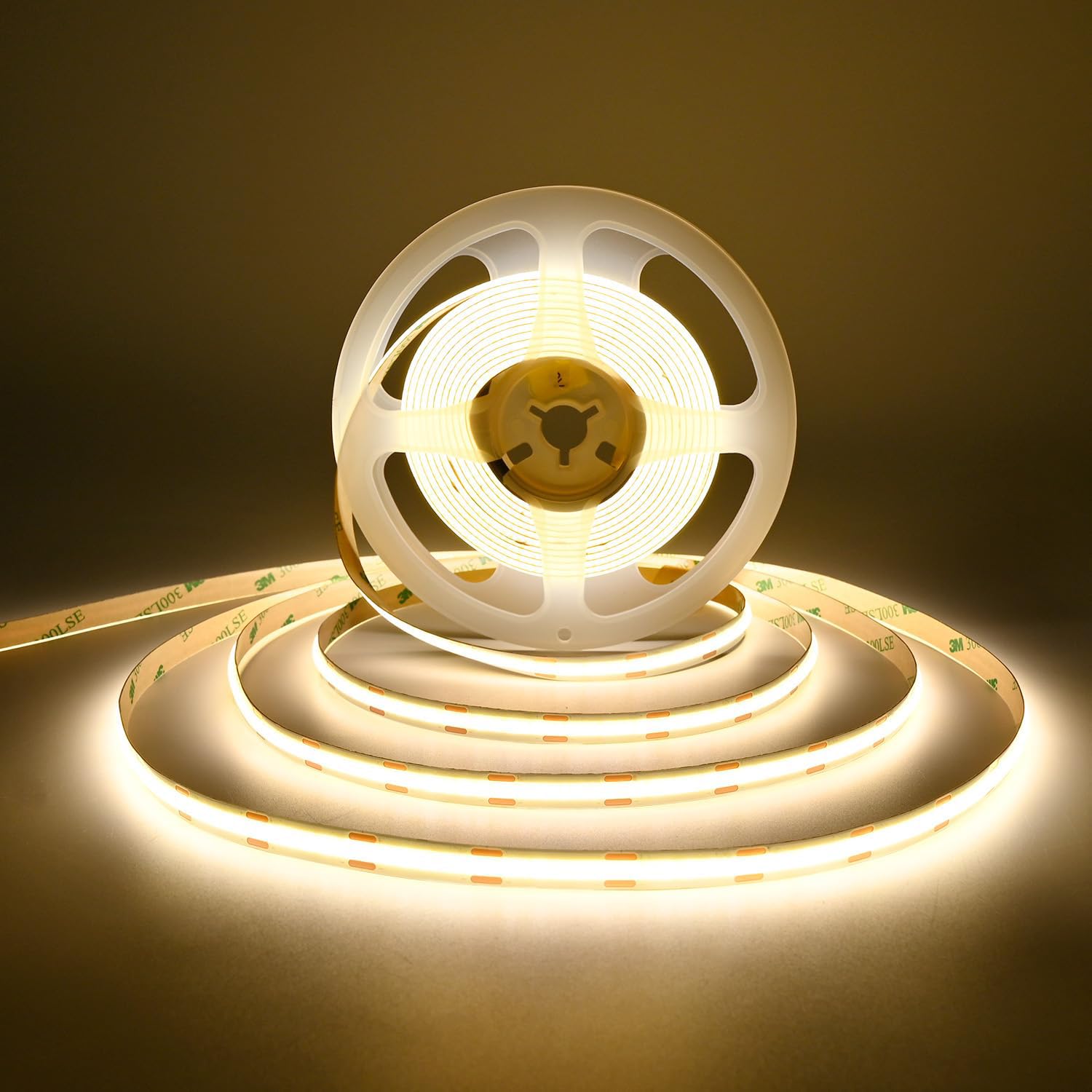 UL Listed COB LED Strip Light 4000K Natural White 16.4FT 480LED/m