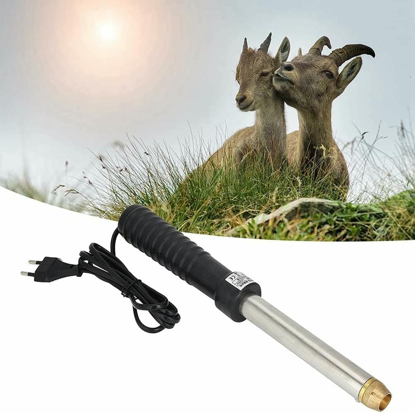 Dehorner Elettrico per Bestiame, Dehorner Elettrico per Capre, Dehorner Elettrico Senza Sangue per Vitello Agnello Pecore, Attrezzature Agricole E Allevamento
